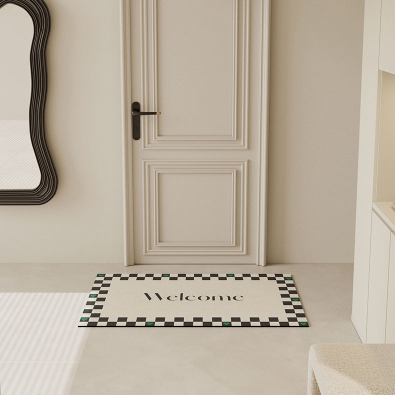 4color welcome waterproof door mat