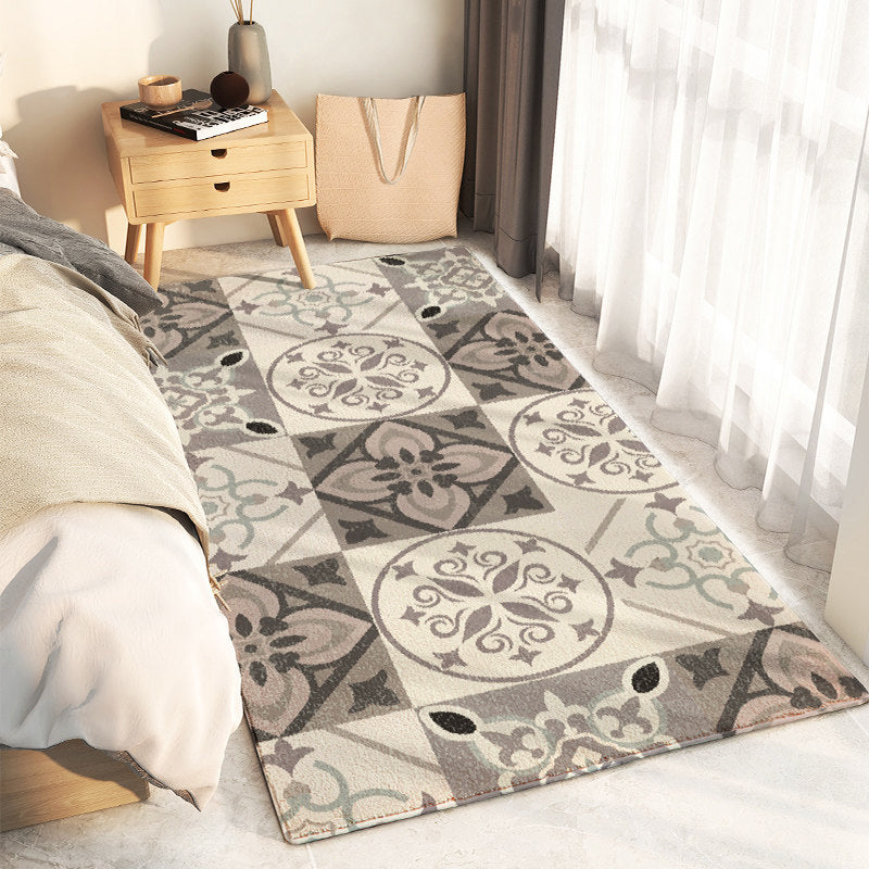 10design gray tile carpet