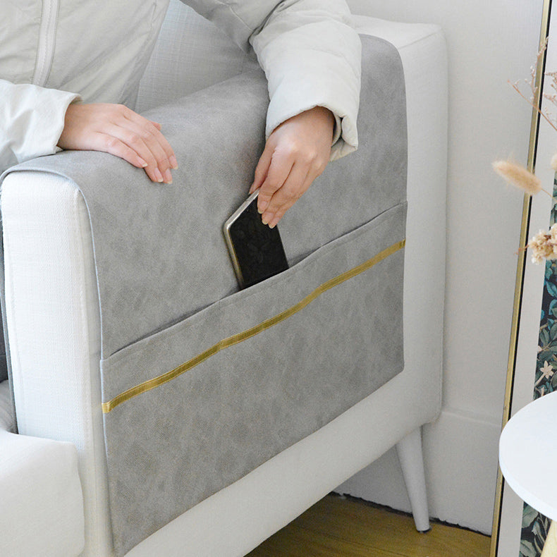 4color with pocket sofa armrest cover