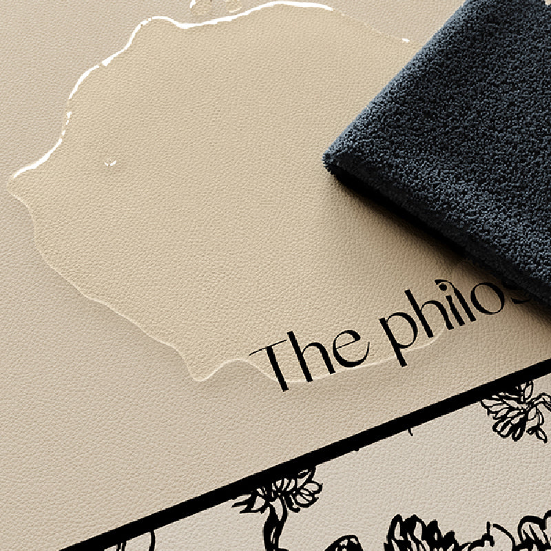 art philosopher logo place mat
