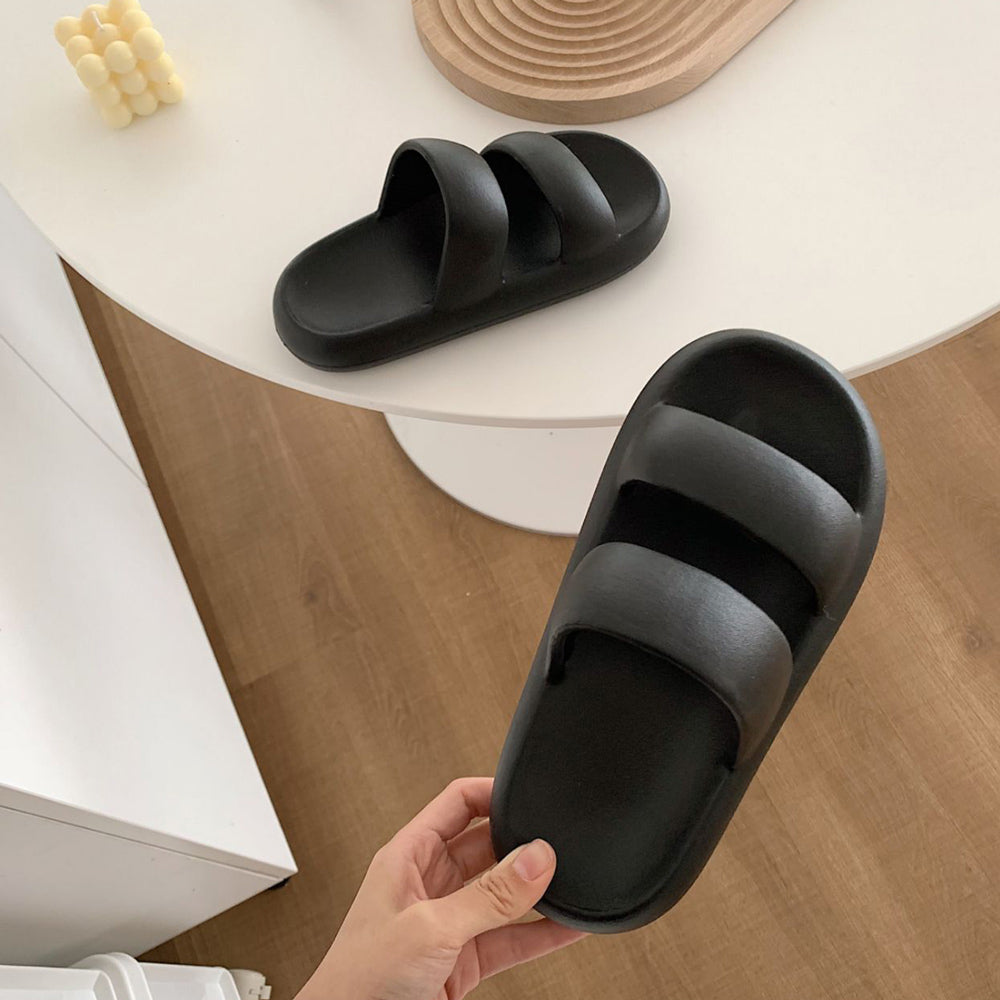 3color double rubber roomshoes