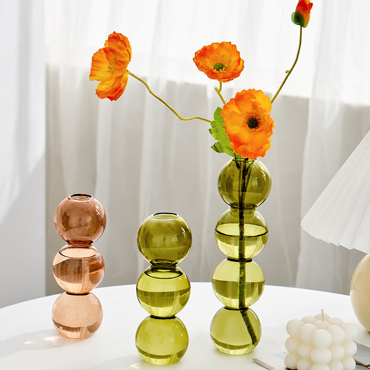 5color bubble ball vase