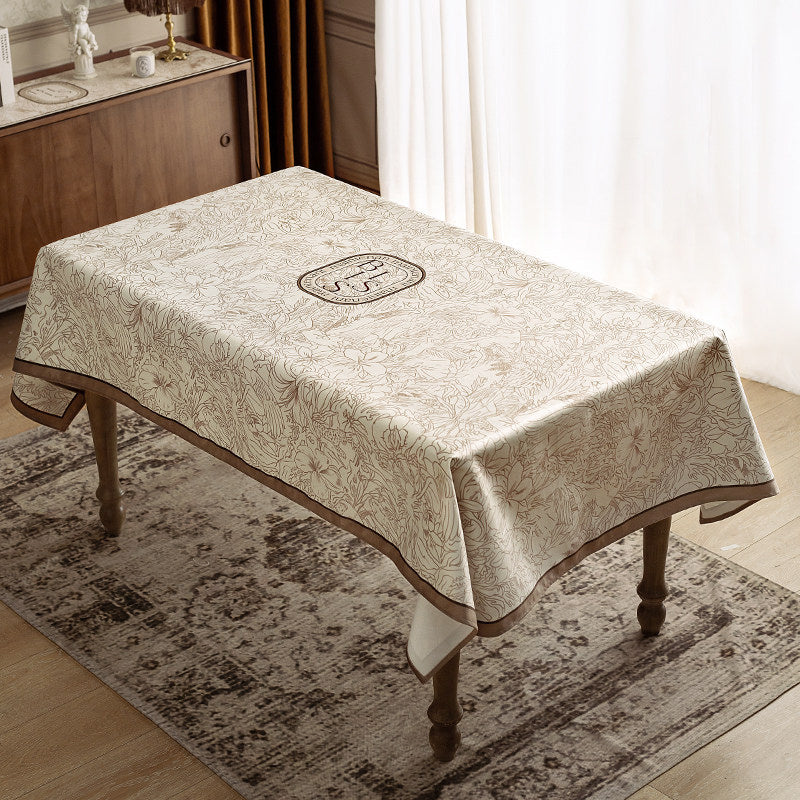 meilleure nature brown table cloth