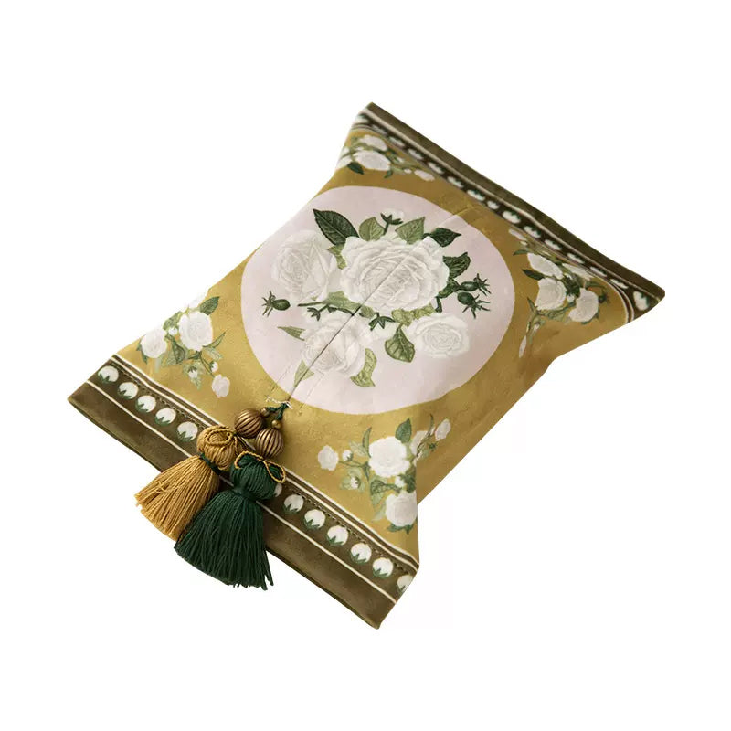 2design white rose tissue case