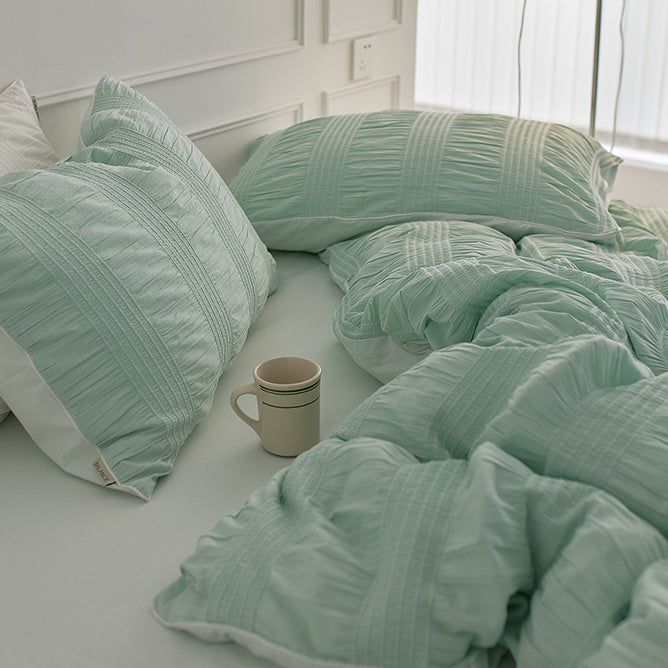 3color gather tiered bedlinen set