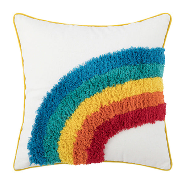 6design colorful rainbow cushion