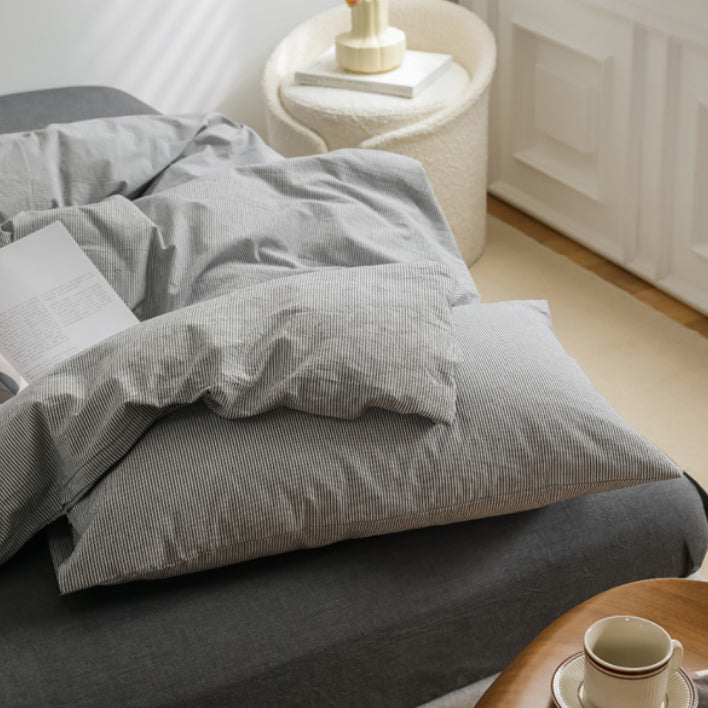 8color pale stripe bedlinen set