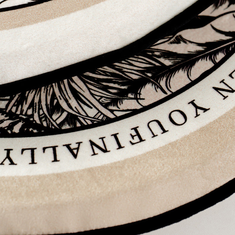 lucky logo luxury cushion