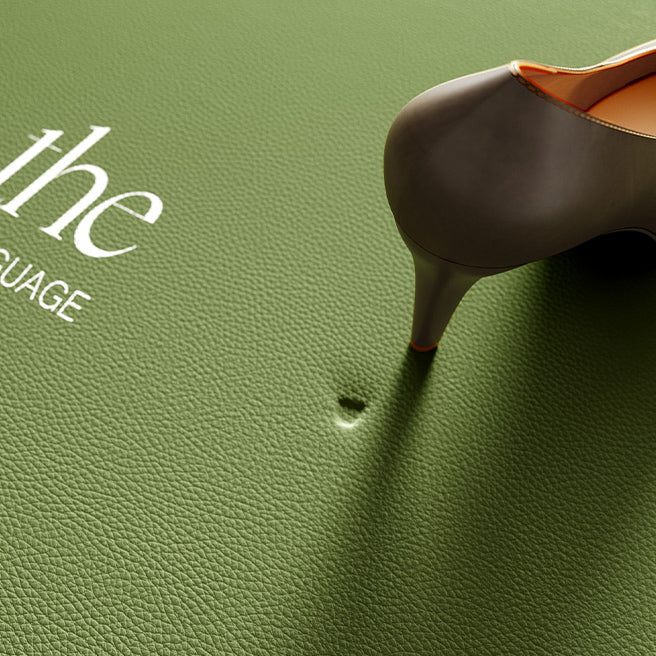 the language desk mat