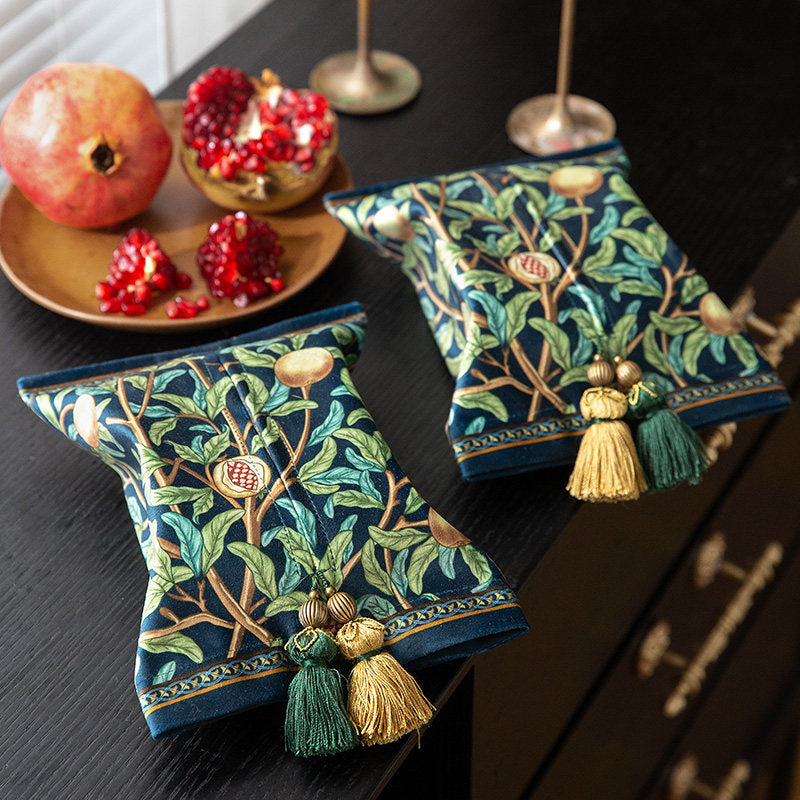 american retro pomegranate tissue case
