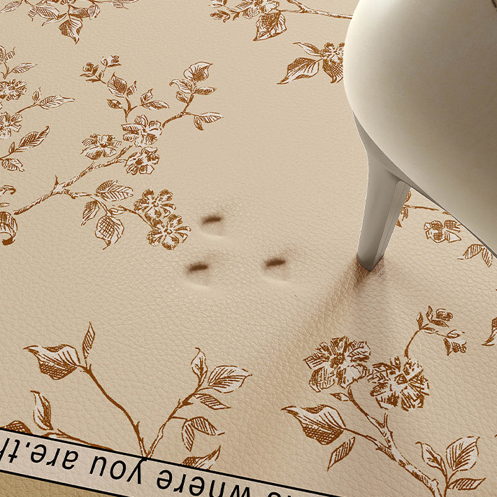 south wood beige door mat