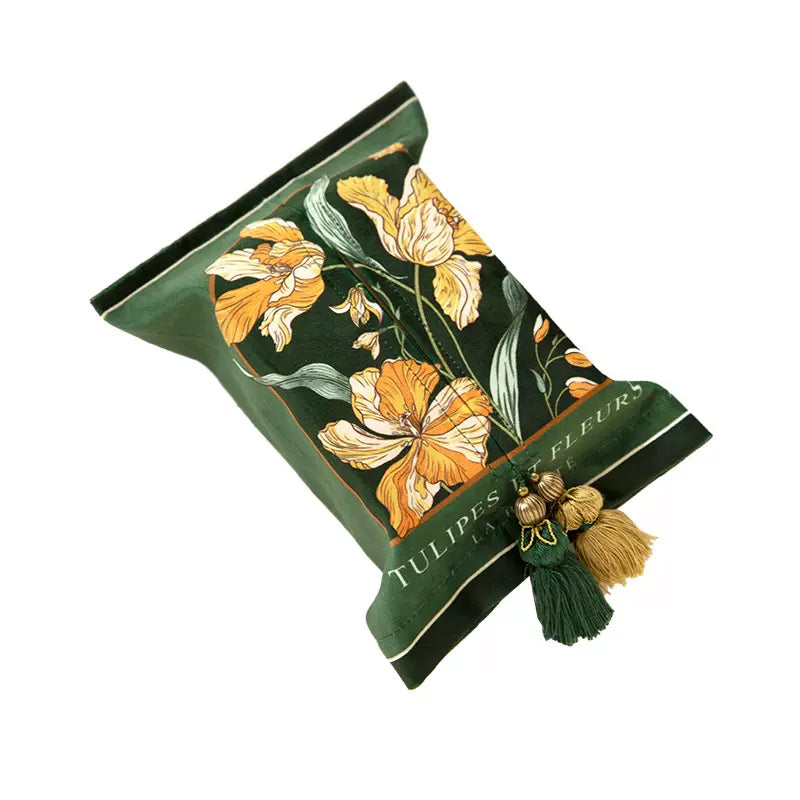 2design elegant green tissue case