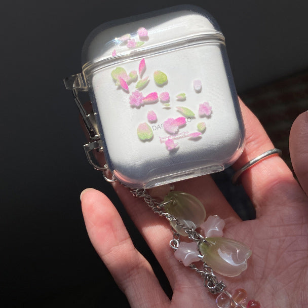 flower drop Airpods case