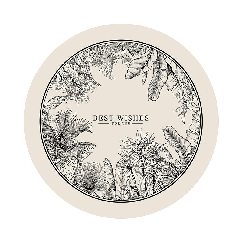 lucky logo luxury place mat