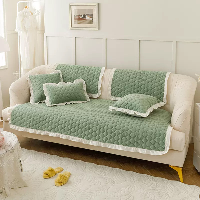 8color moroccan frill sofa cover