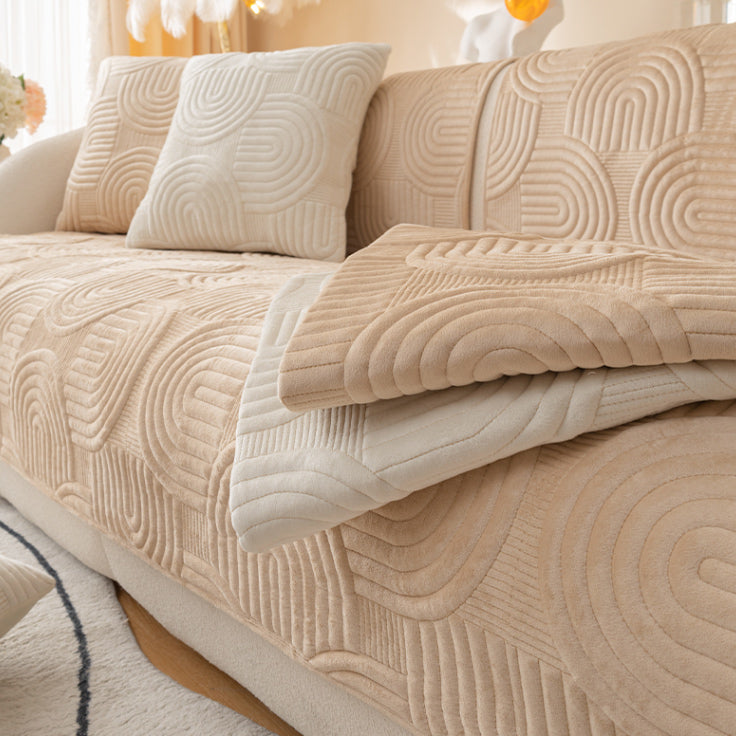 3color arch stitch sofa cover