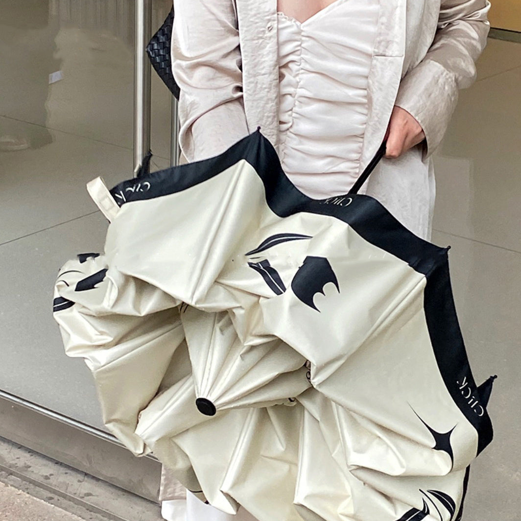 2color monotone tulip folding uv parasol