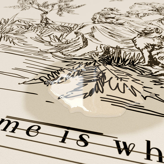 black toile de Jouy bath mat