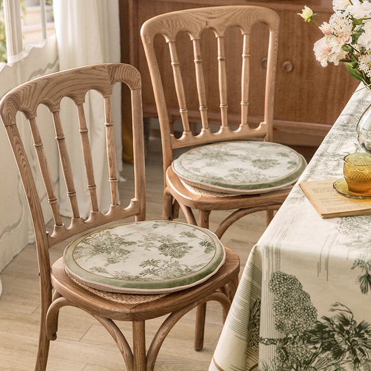 green safari round & square cushion