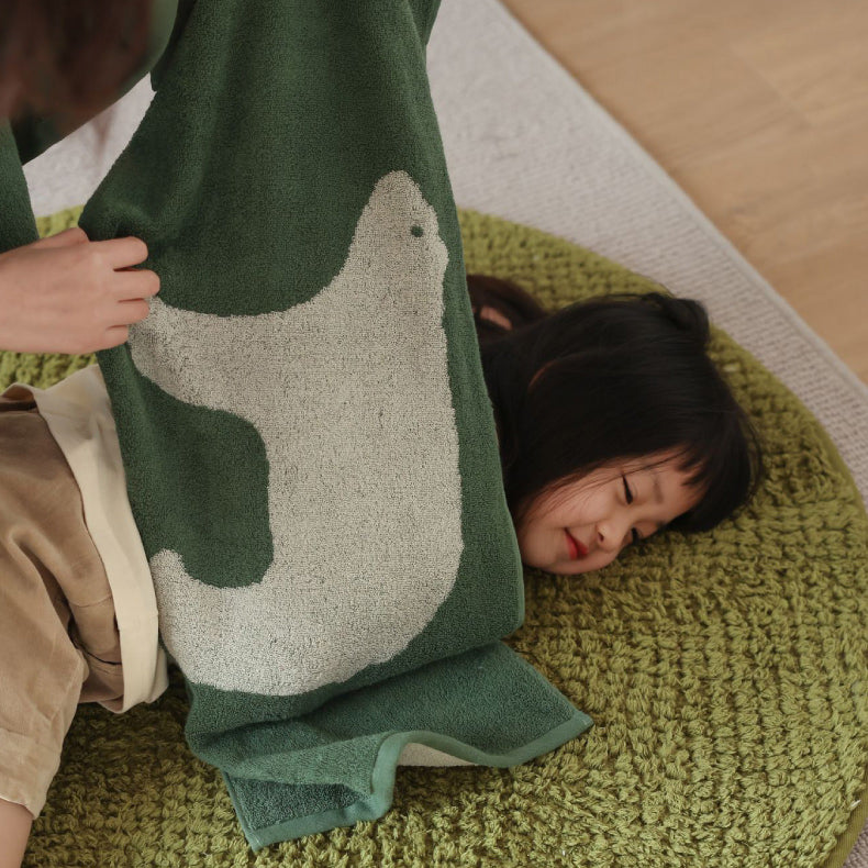 3color polar bear towel