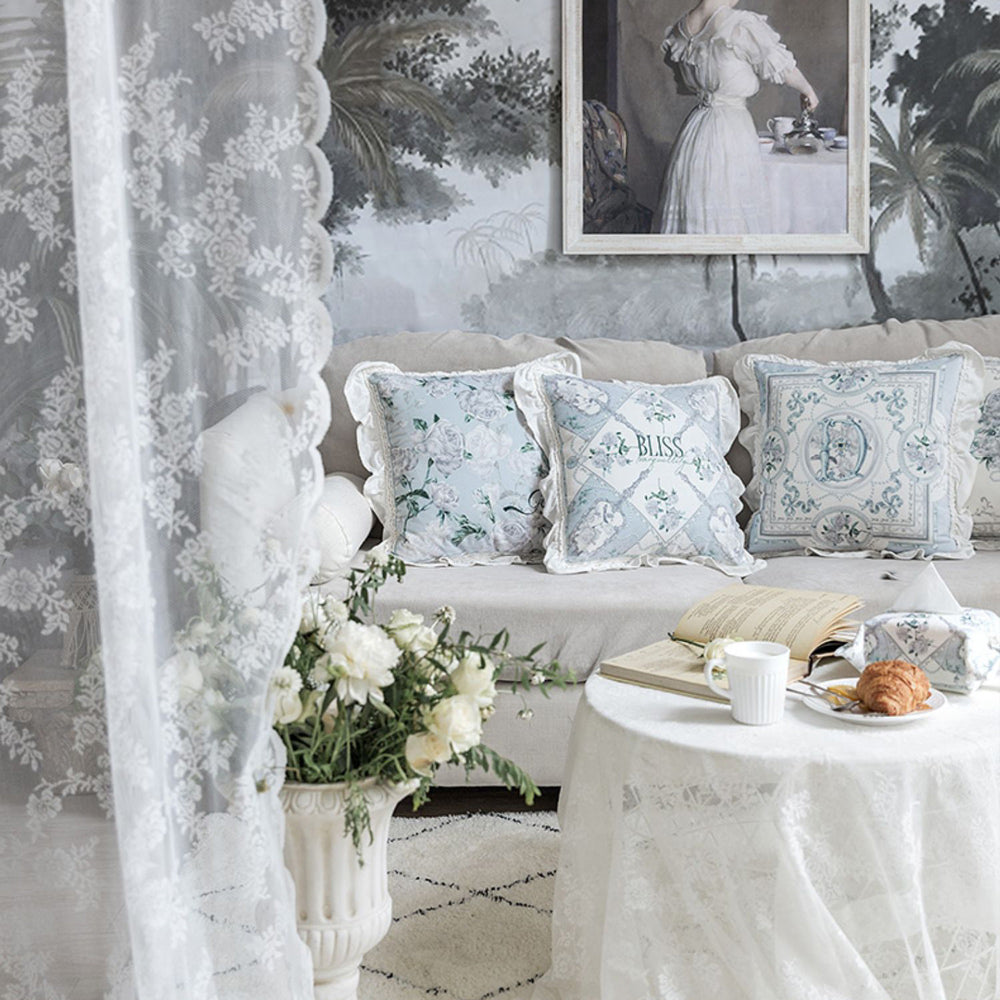 4design crystal blue cushion