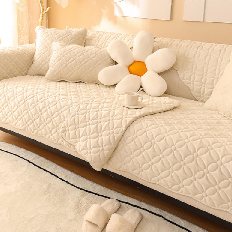 5color square flower cushion