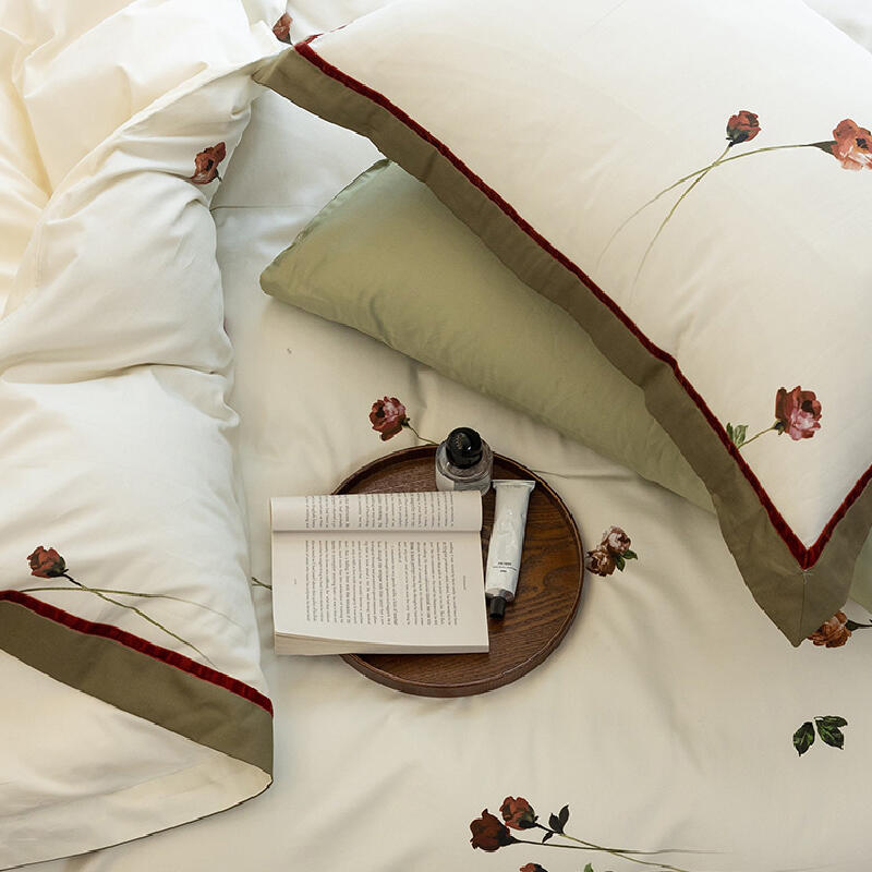 6design cool satin frill bedlinen set
