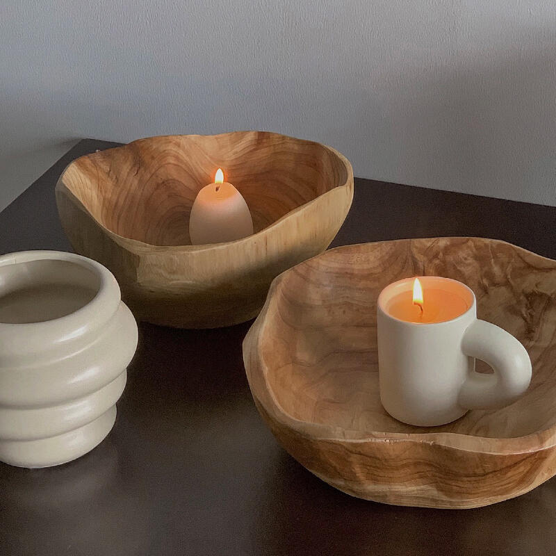 wave wood tray