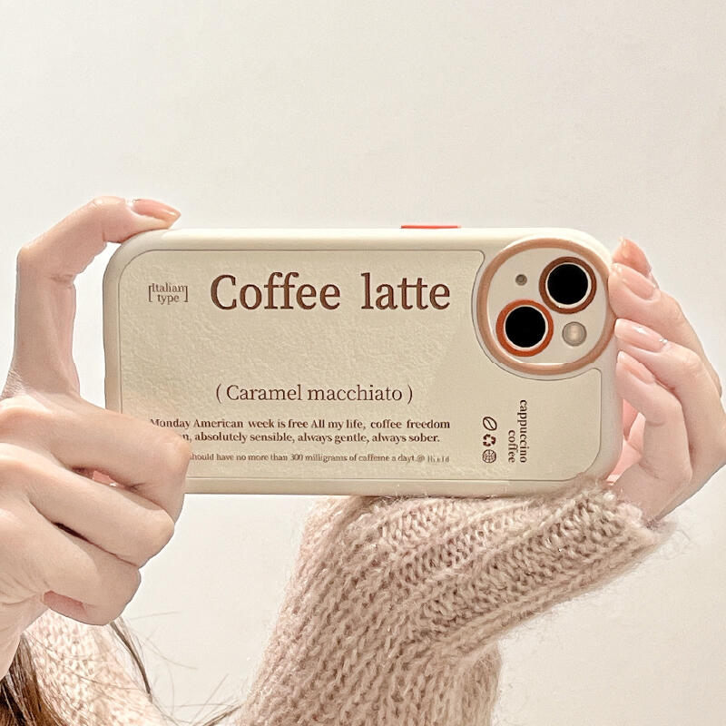 coffee latte grip iPhone case