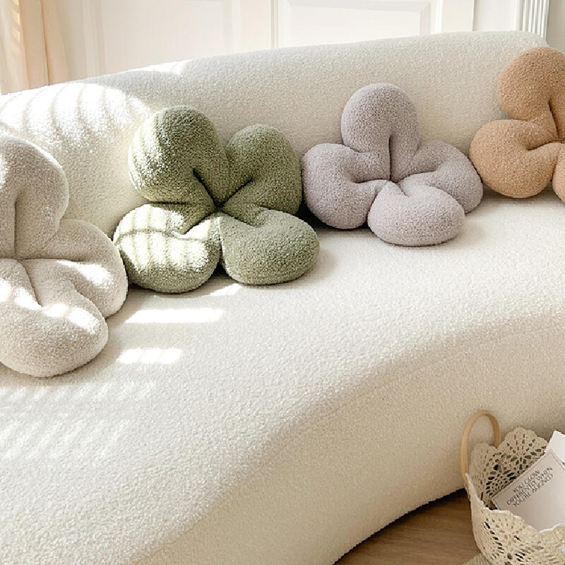 4color fluffy flour cushion