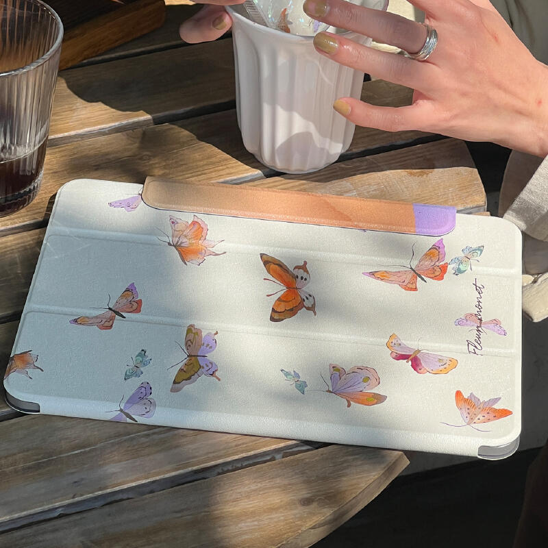 butterfly garden iPad case