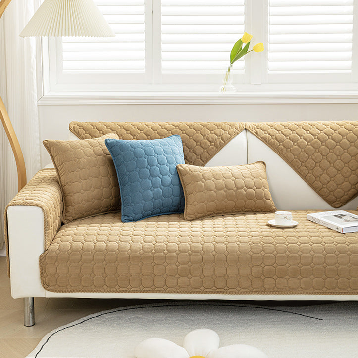 6color corduroy quilting sofa cover