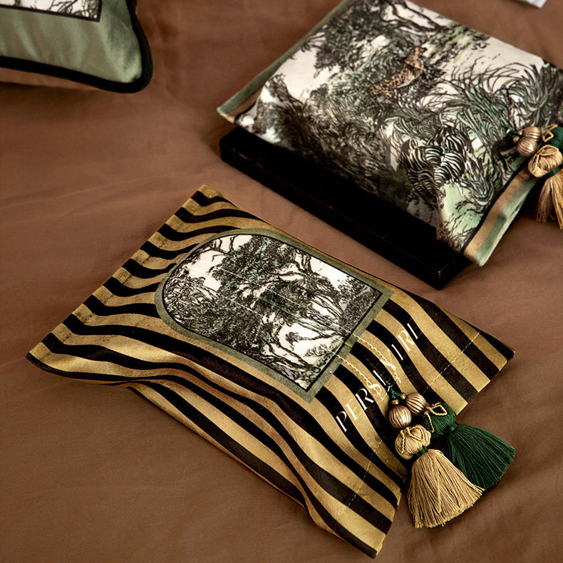 2design green persevere logo tissue case