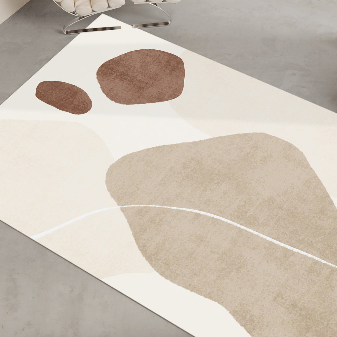 4design coffee color carpet