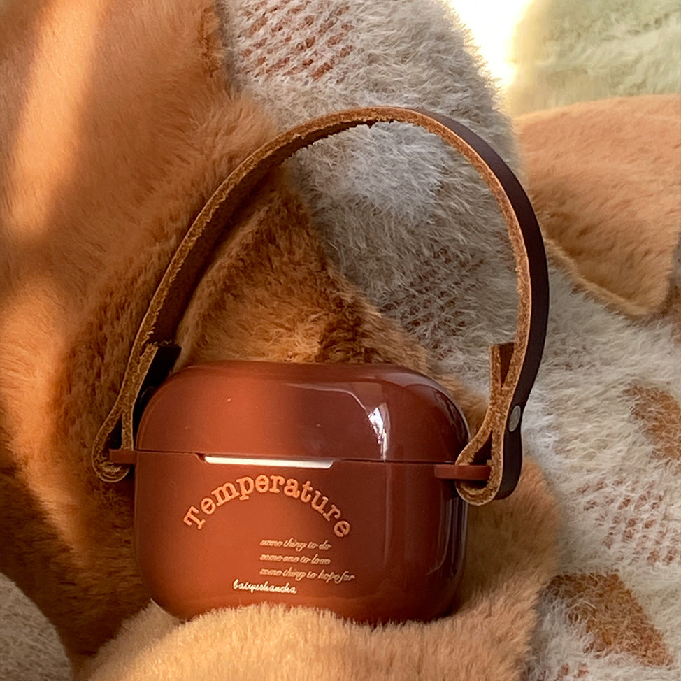 leather belt Airpods case