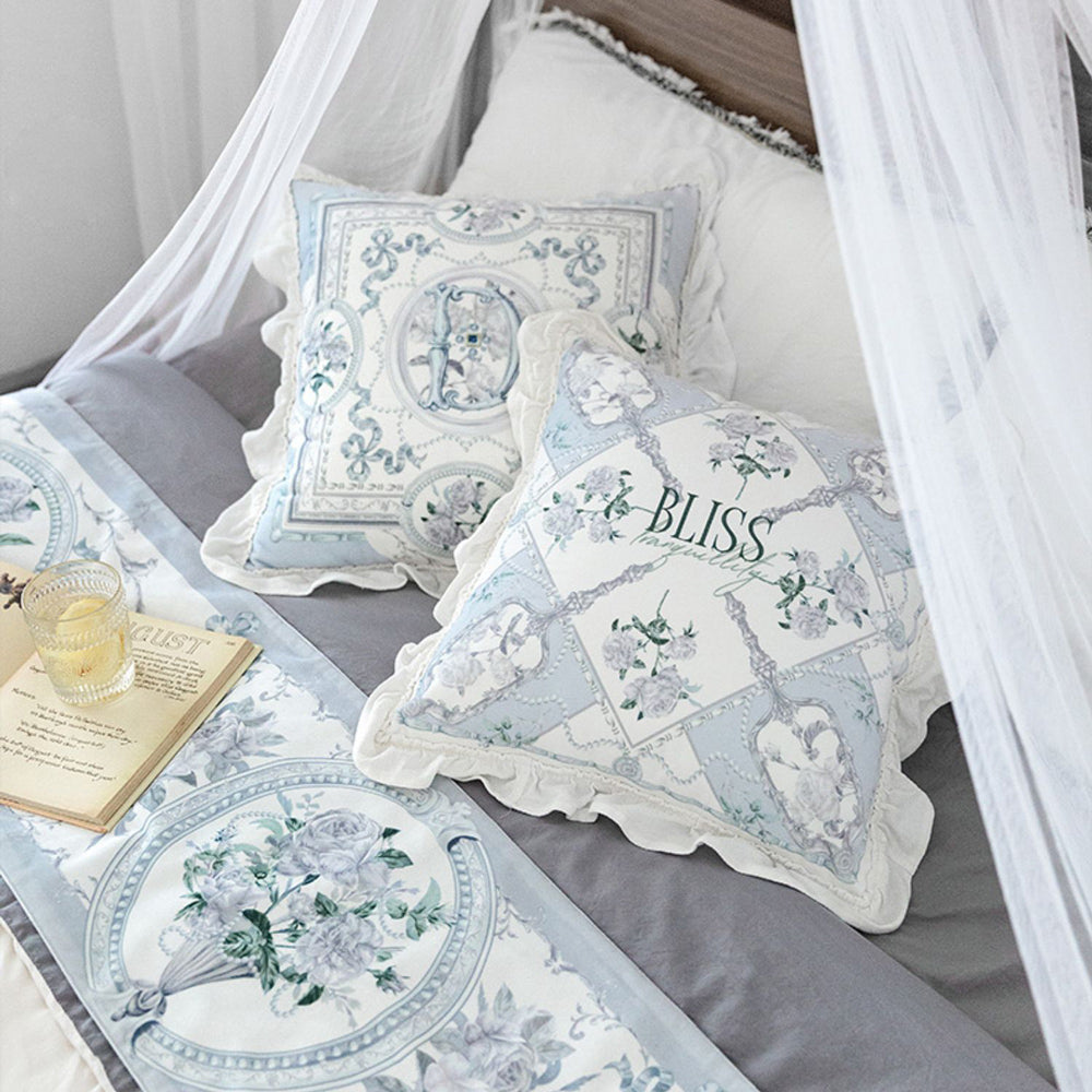 4design crystal blue cushion