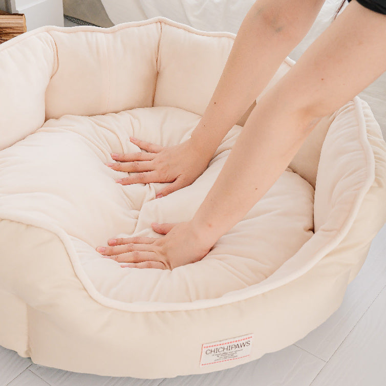 2color enclosure cushion bed