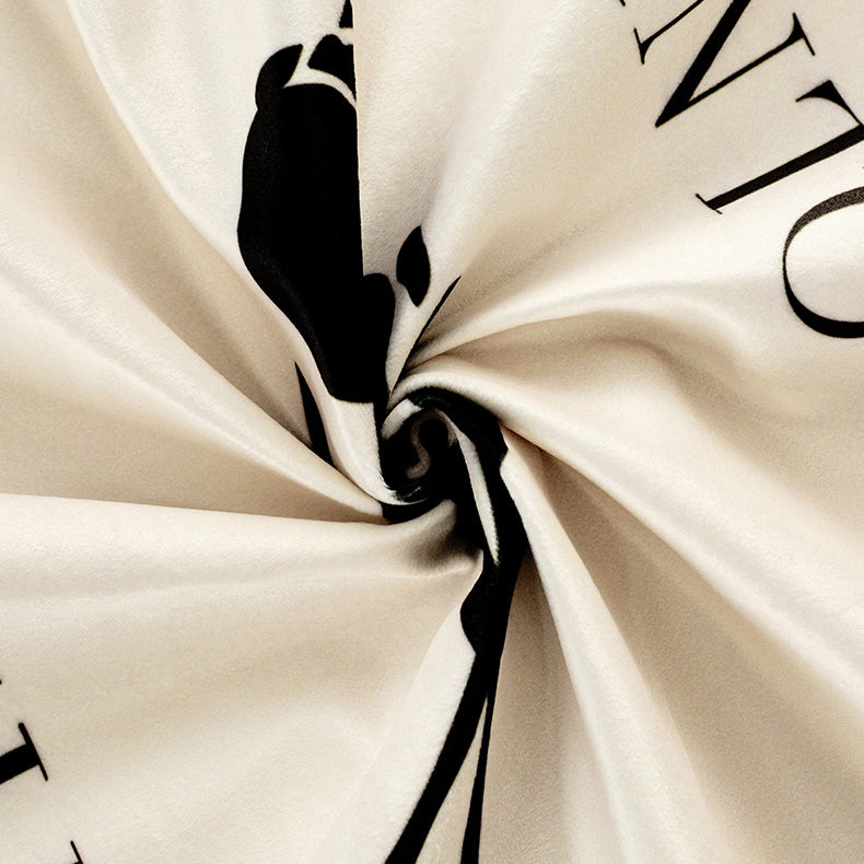 black tulip table cloth