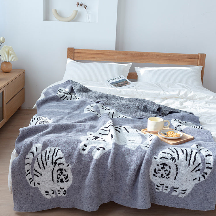 【再入荷】3color cute tiger blanket