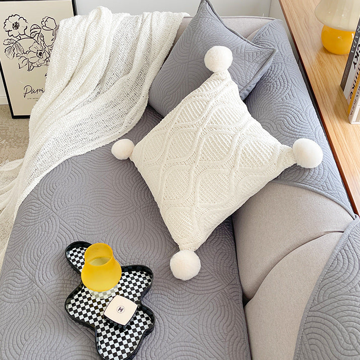 5color twist stitch sofa cover