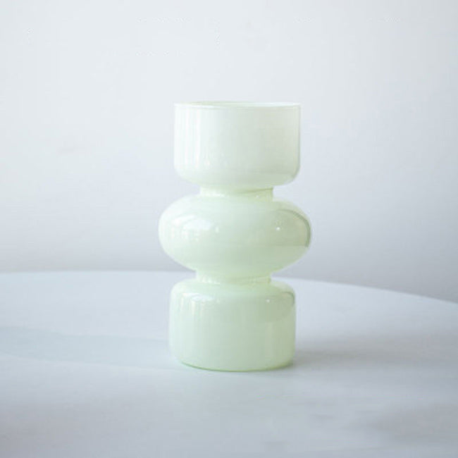 6color constriction glass vase