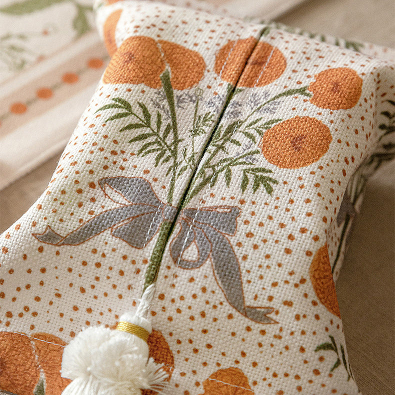 orange margarita tissue case