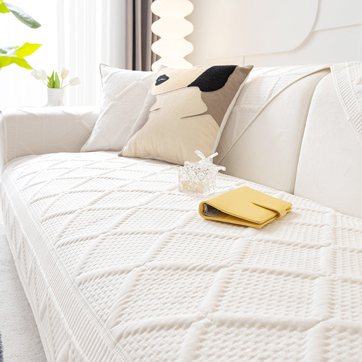 5color diamond stitch sofa cover