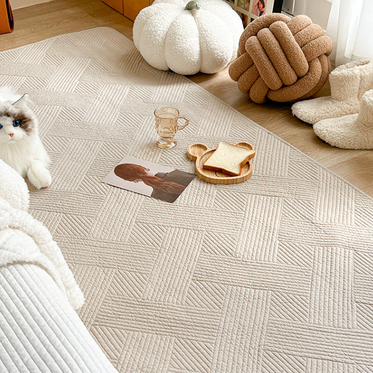 5color cross stitch floor mat