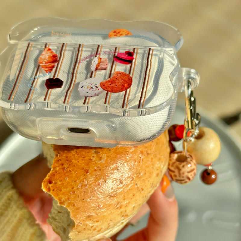 clear wave sweet charm Airpods case