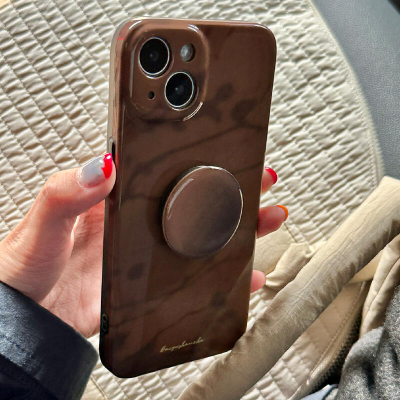 dark brown shadow iPhone case
