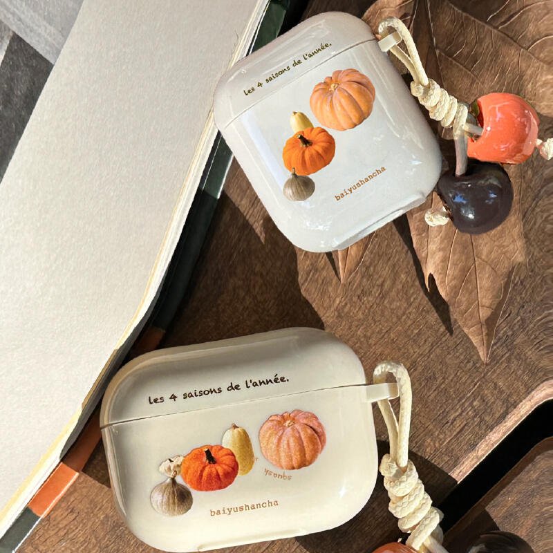 pumpkin charm Airpods case