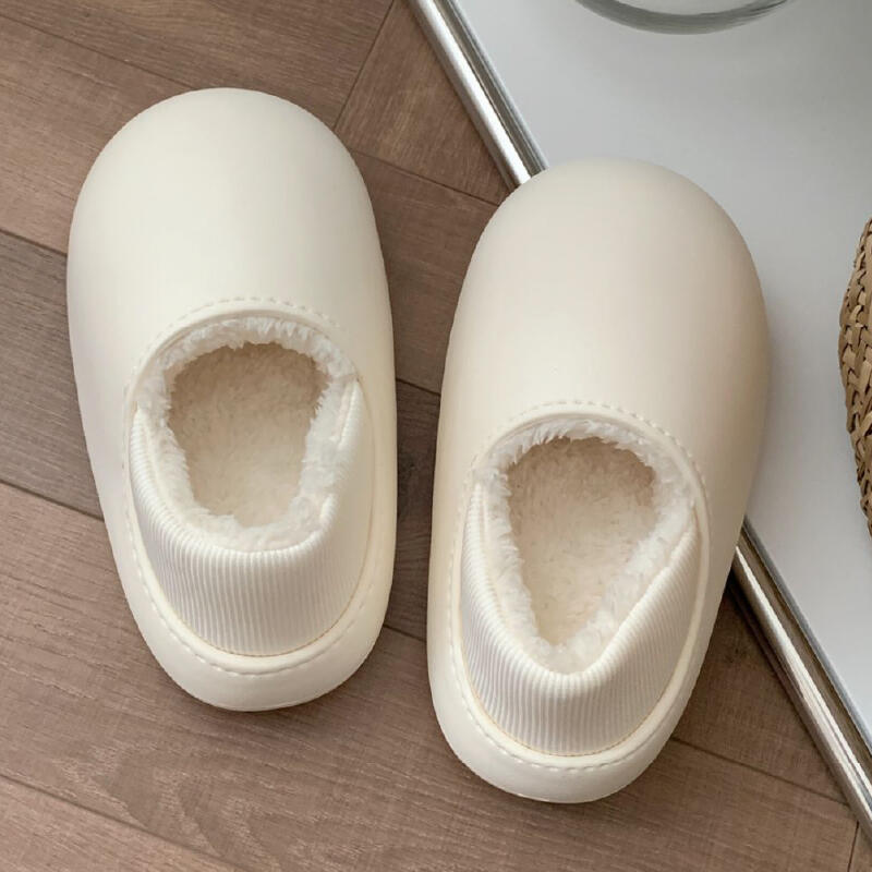 waterproof 2type fluffy roomshoes