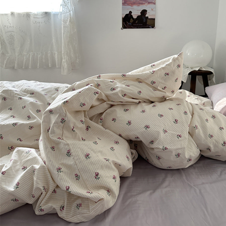 2design pale flower bedlinen set