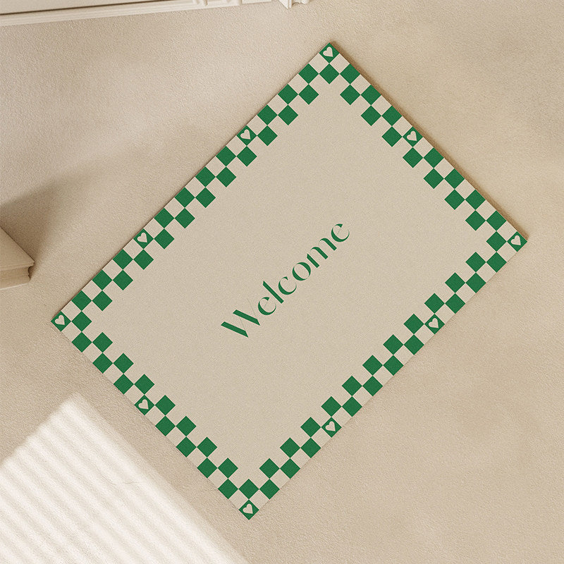 4color welcome waterproof door mat